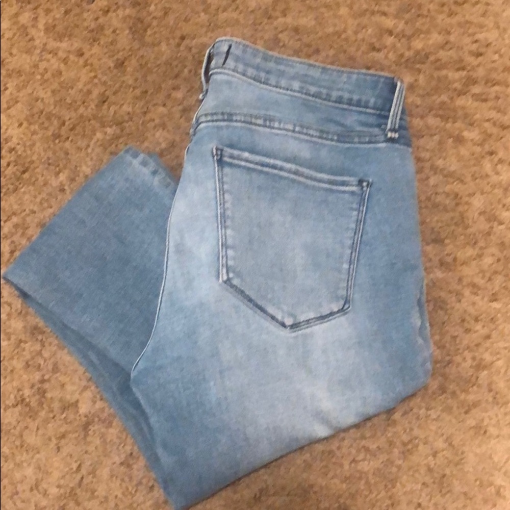 AF Harper low rise super skinny 29/8 S light wash